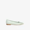Ballerines pointues en cuir