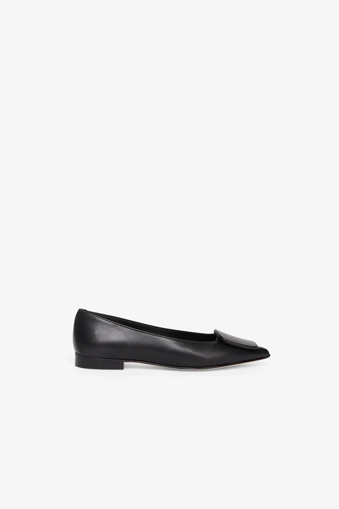 Ballerines pointues en cuir