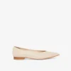 Ballerines pointues en cuir