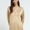 Blouse 1 bouton en viscose