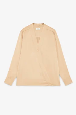 Blouse 1 bouton en viscose