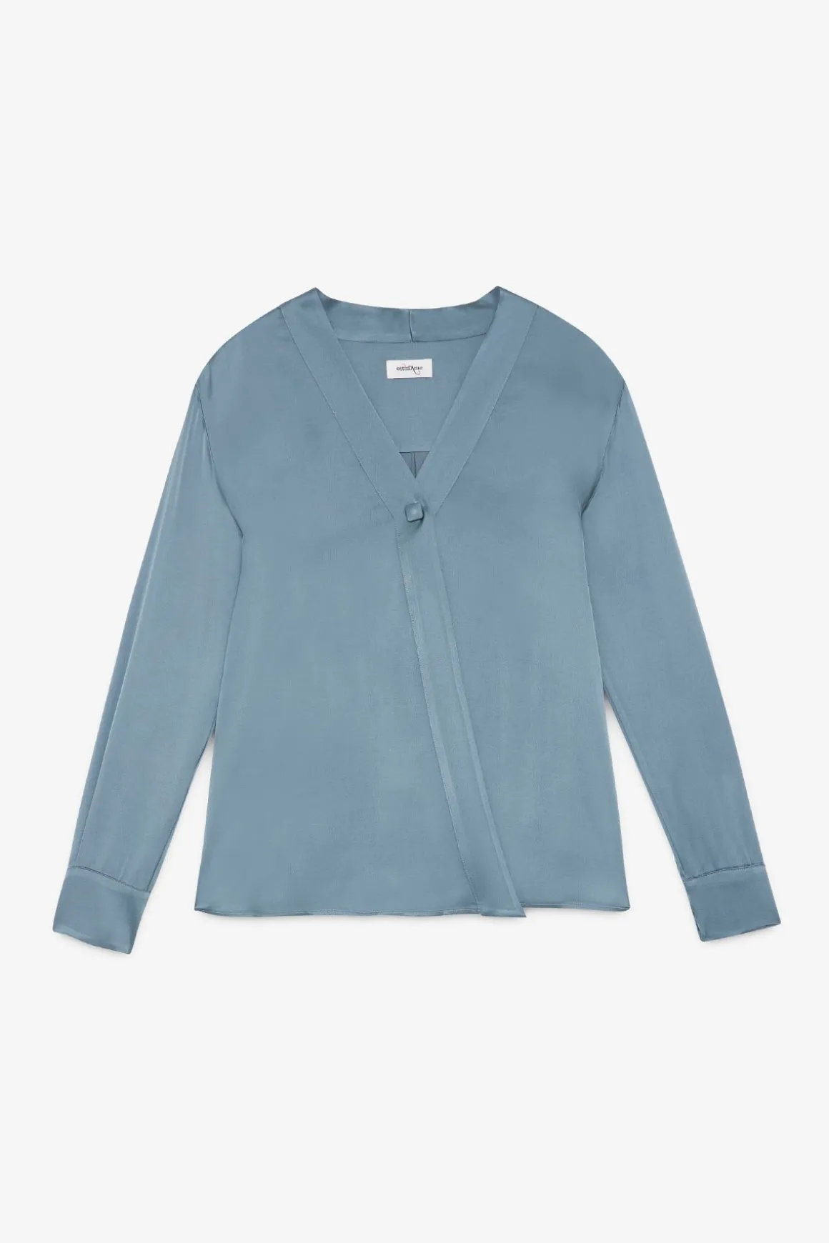 Blouse 1 bouton en viscose