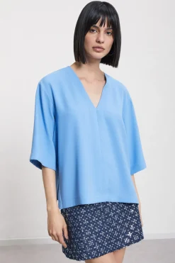 Blouse couleur unie