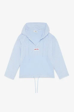 Blouse en coton avec capuche