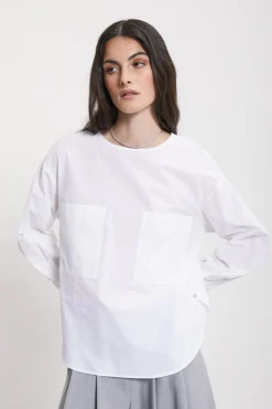 Blouse en popeline