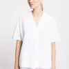 Blouse en popeline