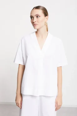 Blouse en popeline