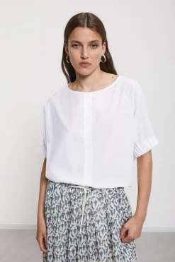 Blouse en popeline