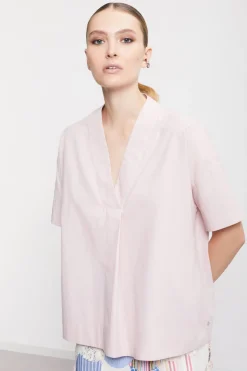 Blouse en popeline