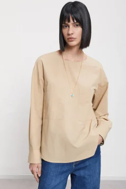 Blouse en popeline