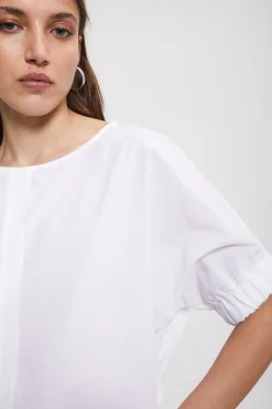 Blouse en popeline