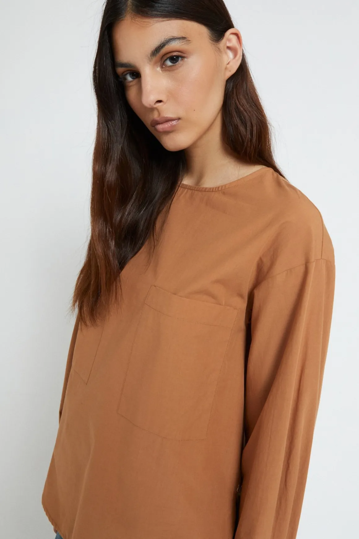 Blouse en popeline