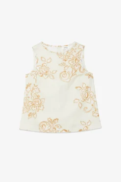 Blouse en popeline imprimée