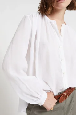Blouse en ramie