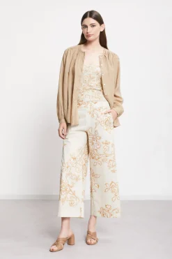 Blouse en ramie