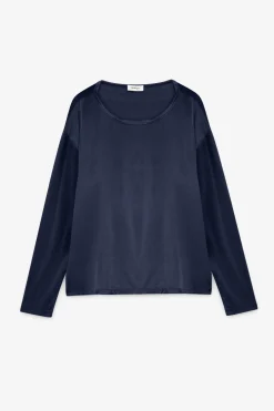 Blouse en soie et viscose