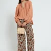 Blouse en soie mélangée