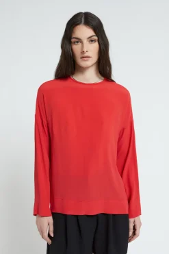 Blouse en soie mélangée