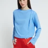 Blouse en soie mélangée
