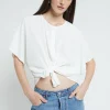 Blouse en soie mélangée