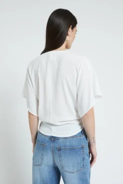 Blouse en soie mélangée