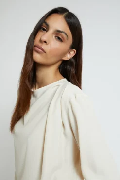 Blouse en soie mélangée