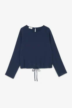 Blouse en soie mélangée