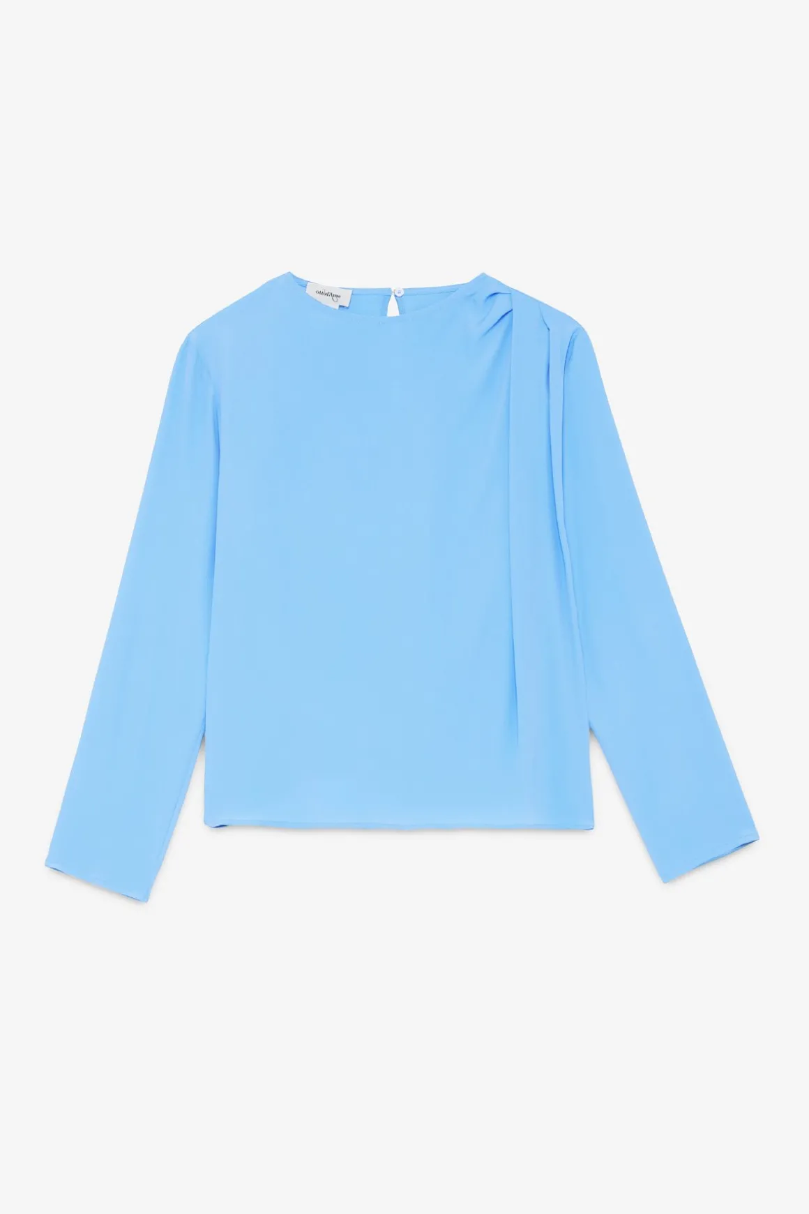 Blouse en soie mélangée