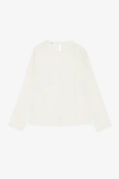 Blouse en soie mélangée