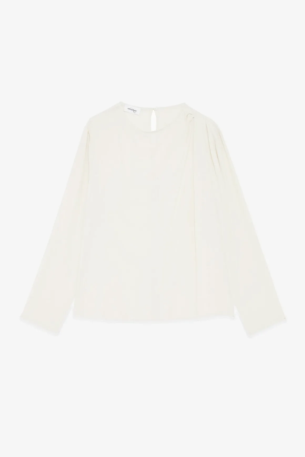 Blouse en soie mélangée