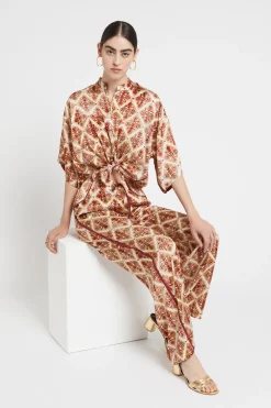 Blouse en viscose imprimée
