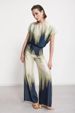 Blouse en viscose imprimée