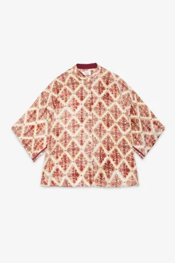 Blouse en viscose imprimée