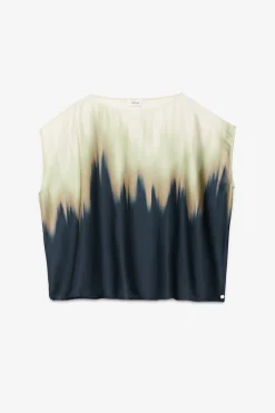 Blouse en viscose imprimée