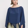 Blouse fluide avec amples manches