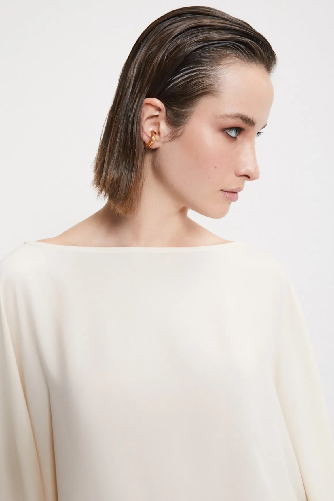 Blouse fluide avec amples manches
