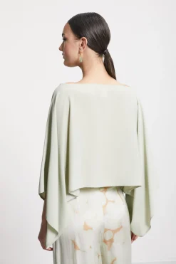 Blouse fluide avec amples manches