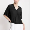 Blouse fluide avec encolure en V