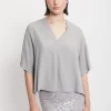 Blouse fluide avec encolure en V