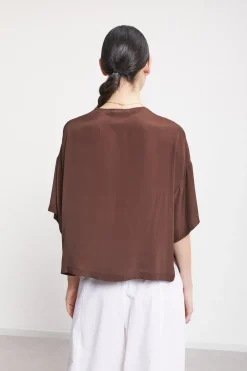 Blouse fluide avec encolure en V