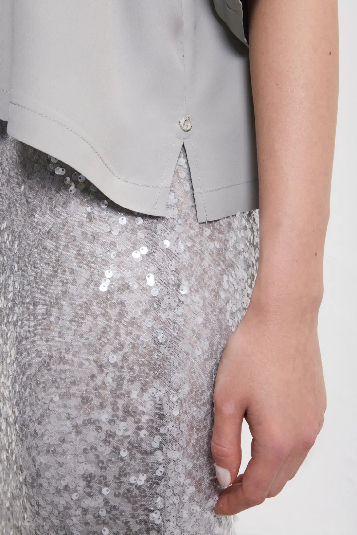 Blouse fluide avec encolure en V