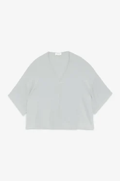 Blouse fluide avec encolure en V
