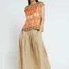 Blouse sans manches en viscose