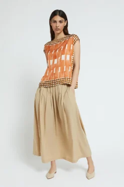 Blouse sans manches en viscose