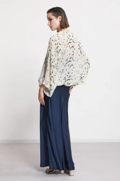 Cardigan en viscose avec lacet coulissant