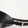 Ceinture asymétrique en cuir