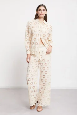 Chemisier en broderie anglaise