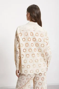 Chemisier en broderie anglaise