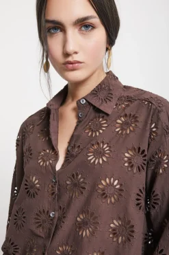 Chemisier en broderie anglaise