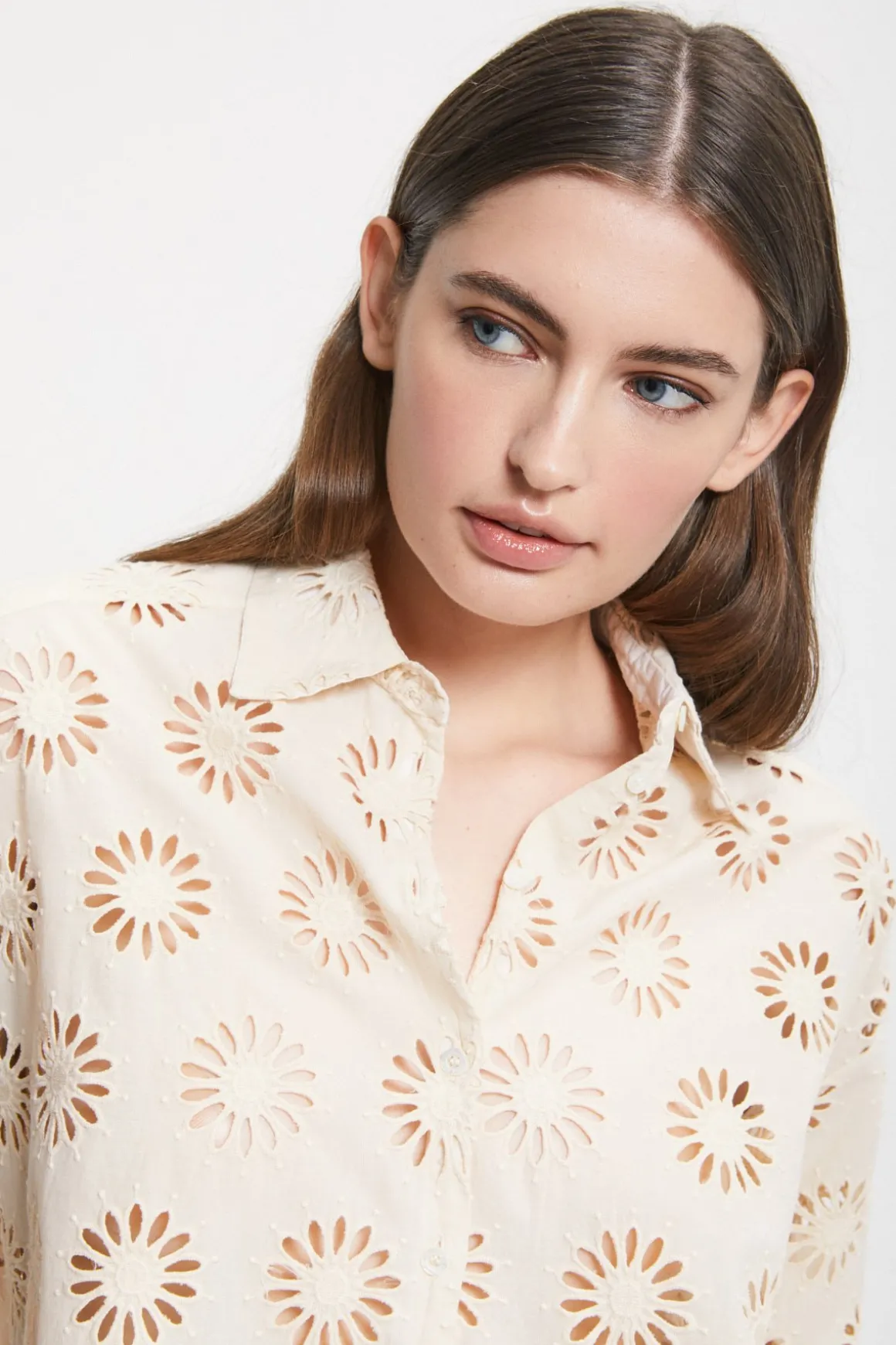 Chemisier en broderie anglaise